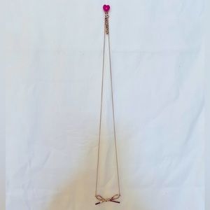Kate Spade gold bow necklace